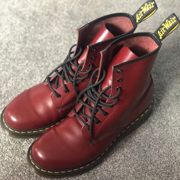 Doc Martens Deep Maroon Boots (LIKE NEW!!)